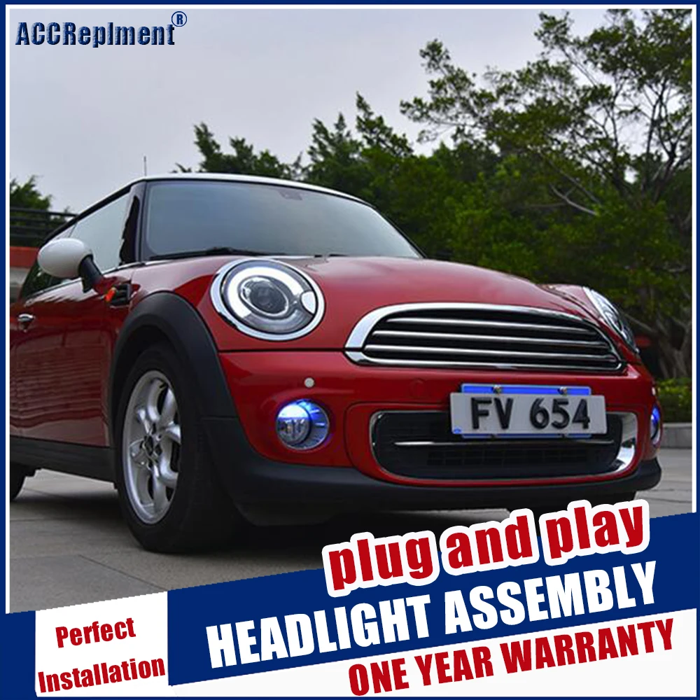 Автомобильный Стайлинг светодиодный налобный фонарь для мини R56 головной