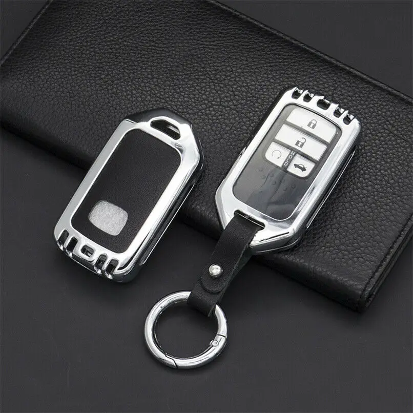 

Car Key Case Cover For Honda Hrv Civic 2017 Accord 2003-2007 Cr- v Freed Pilot Civic CR- V HR-V Jade Crider Odyssey