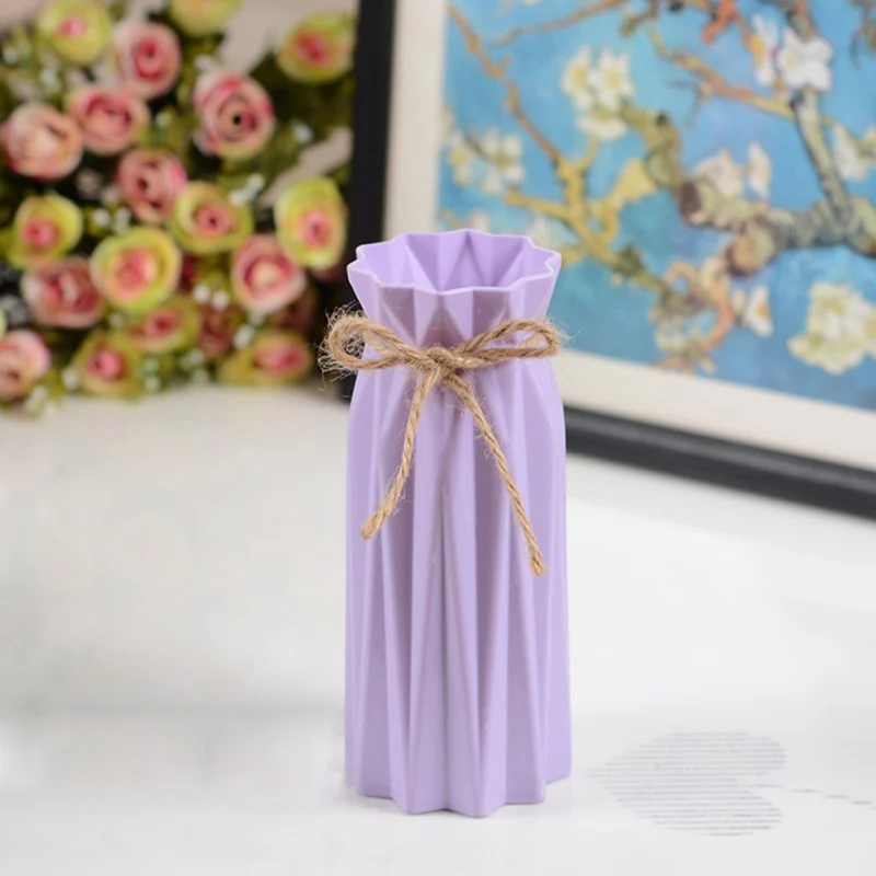 Пластиковая ваза имитация керамики цветочная корзина Цветочная для украшения