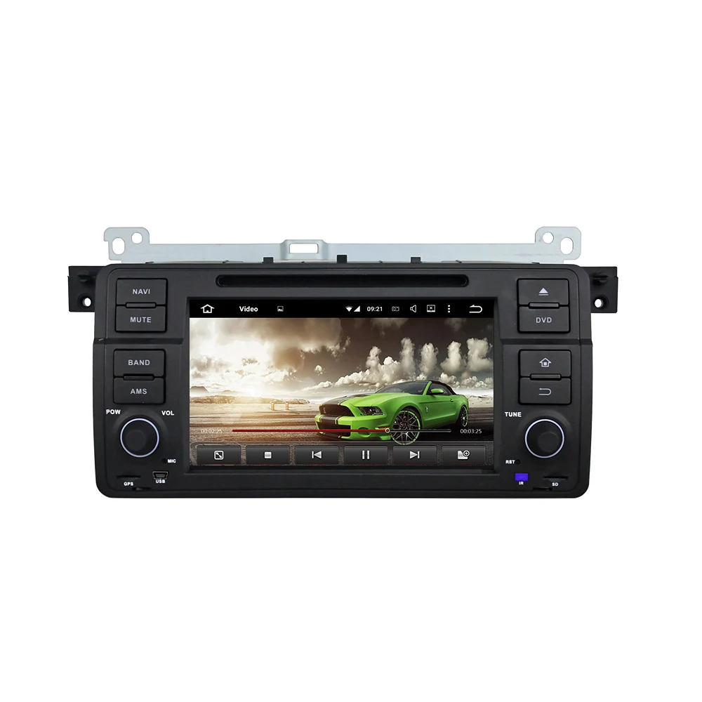 Автомобильный DVD плеер PX6 6 ядер 7 дюймов Android 10 0 для BMW E46 M3 1998 2004 автомобильная