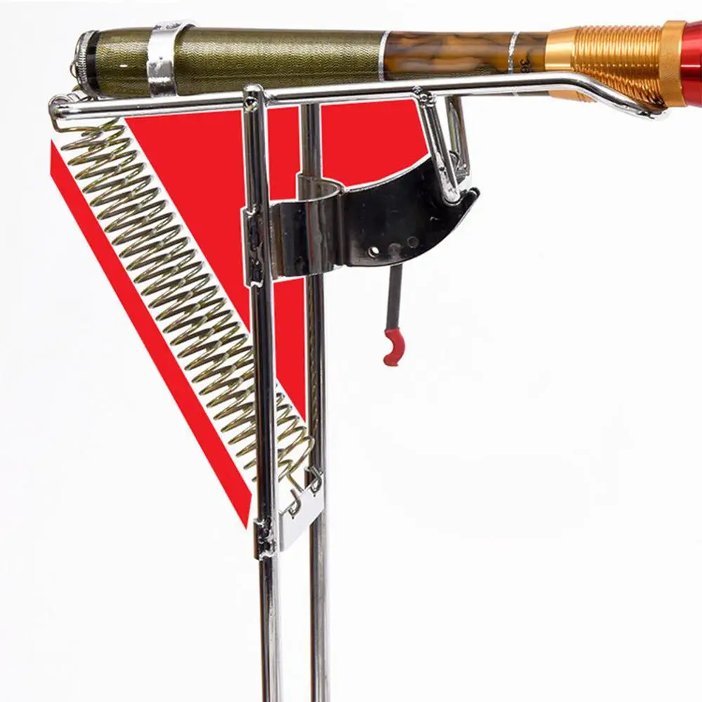 Держатель для удочки автоматический двойной пружинный угол рыболовная удочка