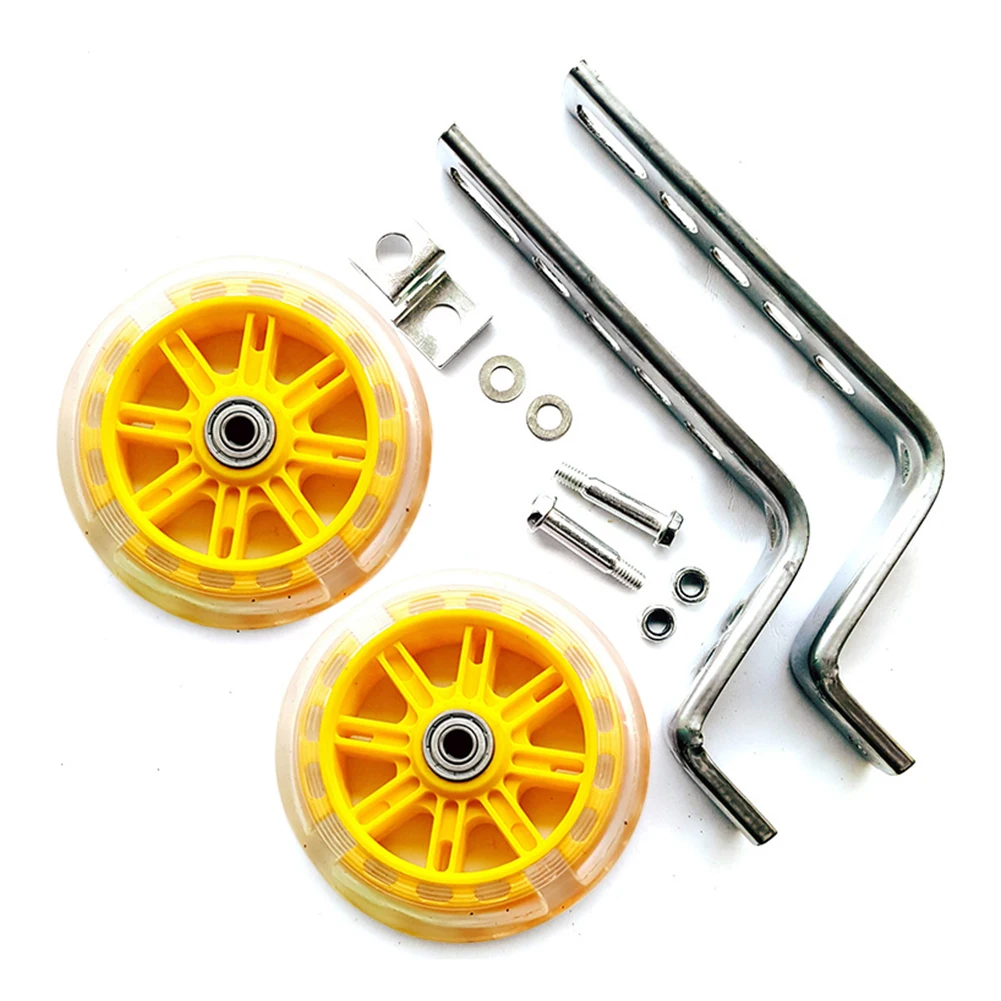 Светодиодные мигающие Детские стабилизаторы для велосипеда бесшумные