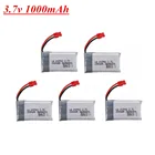 Аккумулятор Lipo 3,7 в, 1000 мА  ч, для квадрокоптера Syma X5HC, X5HW, X5UW, X5UC, Модернизированный аккумулятор 102542, 1-10 шт.