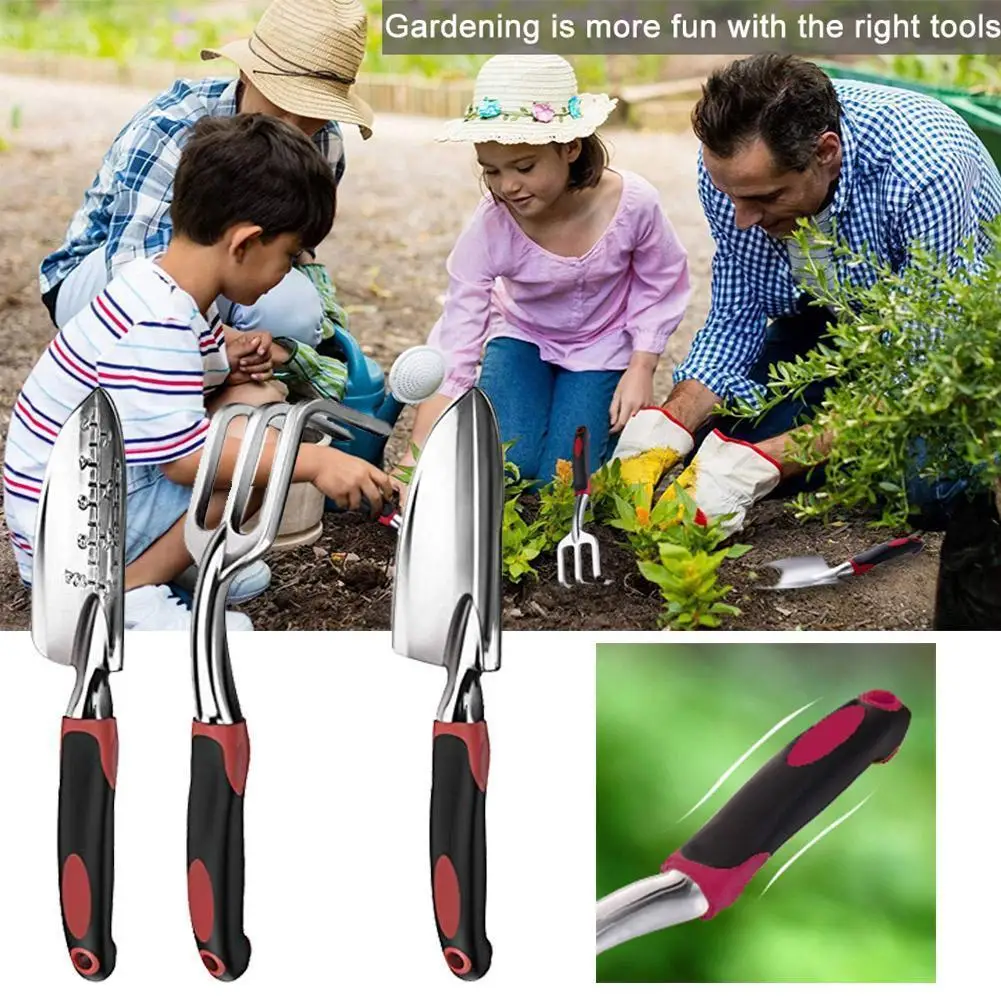 

Набор садовых трех инструментов из алюминиевого сплава, комплект садовых ножниц для лопаток, гаджет для сада, ручные инструменты для сада, т...