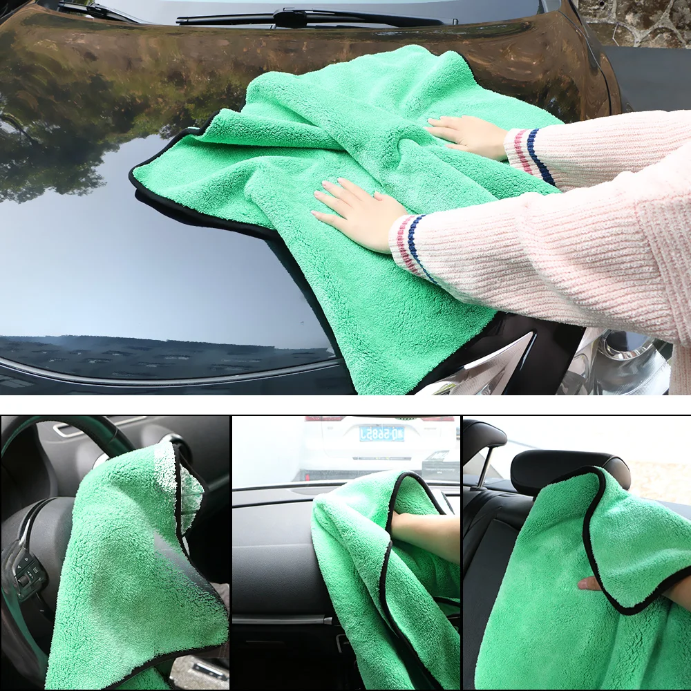 

Автомобильные аксессуары YOSOLO, мягкое полотенце из микрофибры для мытья автомобиля, дверей и окон, полотенце для мытья автомобиля, ткань с си...