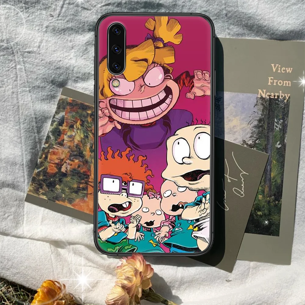 

Rugrat Paris cartoon Phone Case Cover For Samsung Galaxy A10 A11 A20 E A21 A30 A40 A41 A50 A51 A70 A71 A81 S 4G 5G black Shell
