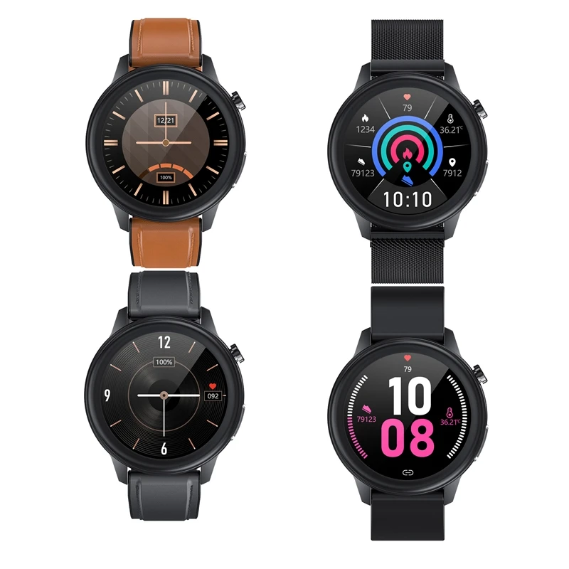 Смарт часы E80 PPG + ECG с измерением температуры IP68 водонепроницаемый фитнес трекер