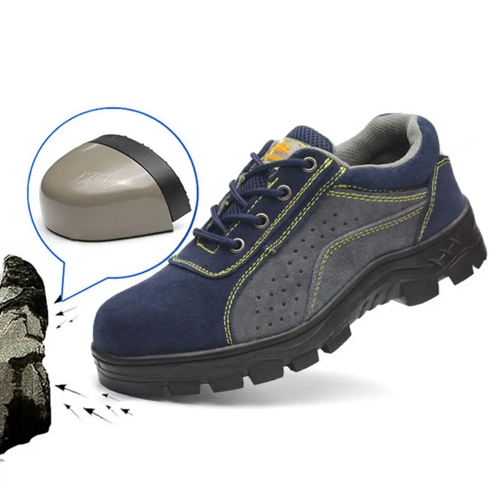 Мужские кроссовки со стальным противоскользящим покрытием Спортивная обувь