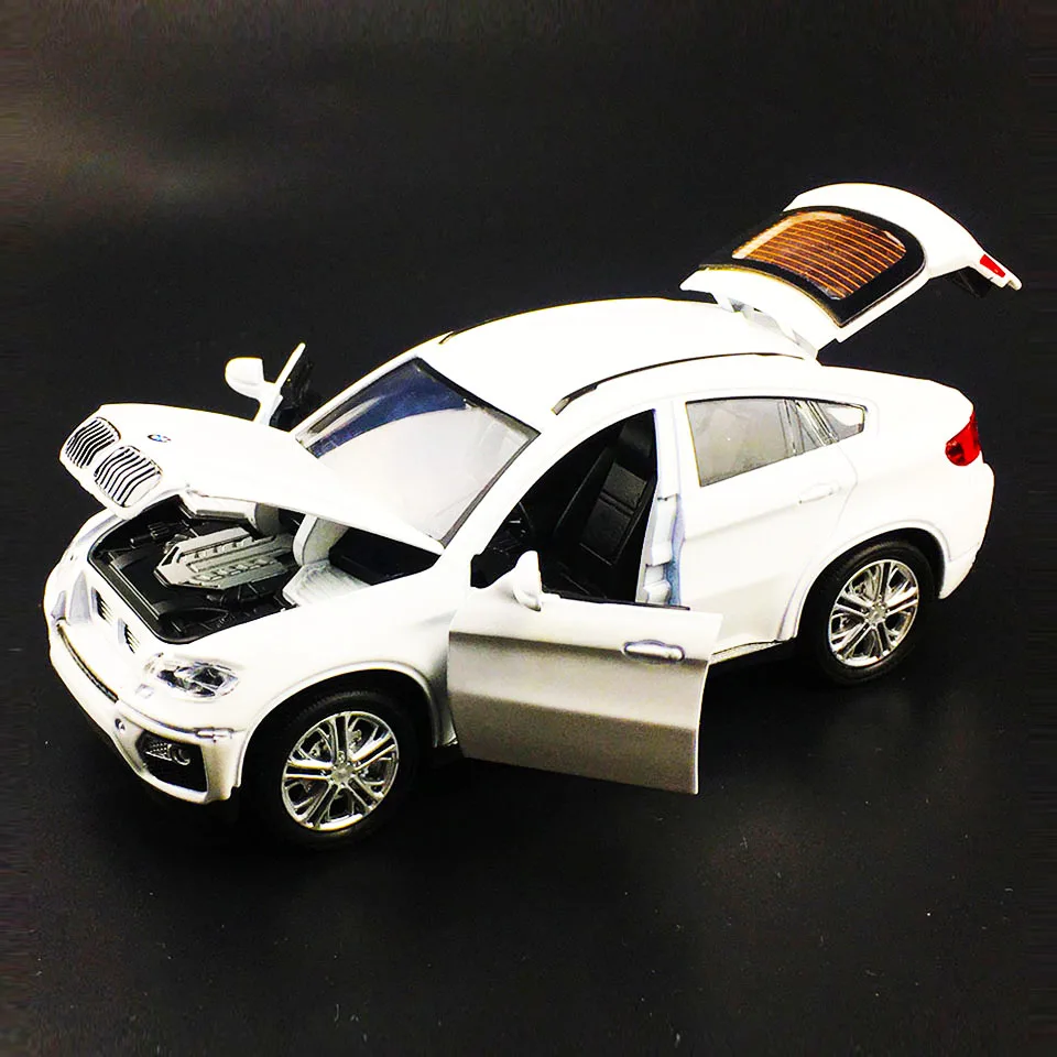 Лидер продаж литая модель автомобиля из сплава в масштабе 1:32 BMW SUV X6 Детская