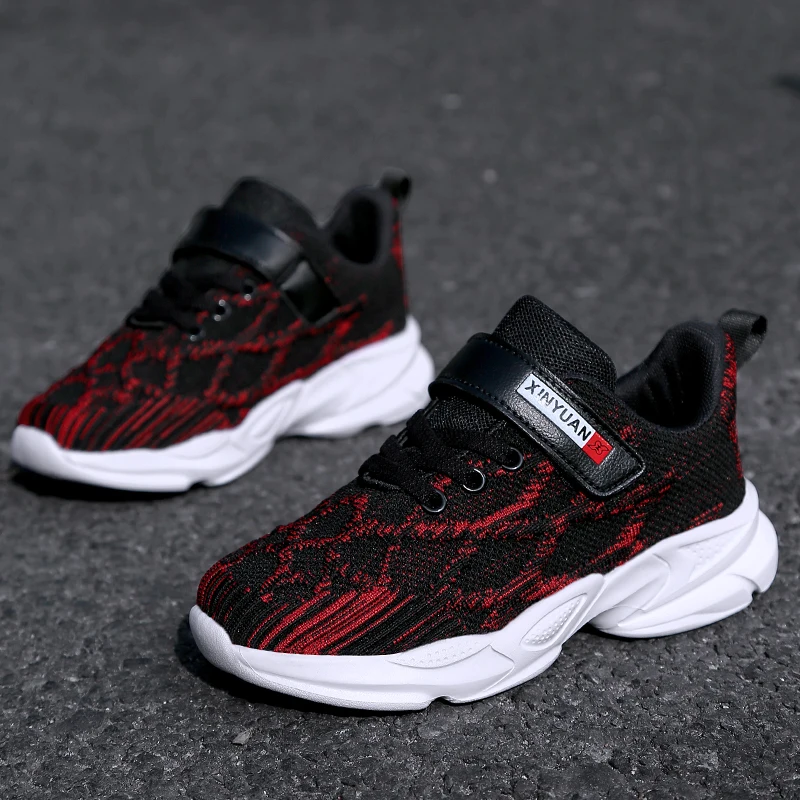 Детские кроссовки для мальчиков дышащая сетчатая спортивная обувь Повседневные