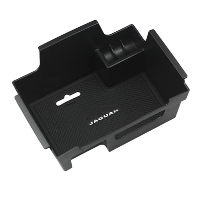 Black Central Console Storage Box For Jaguar XE XF F-PACE f pace X761 2016-2019 Door Glove Holder Organizer Tray Accessories | Автомобили