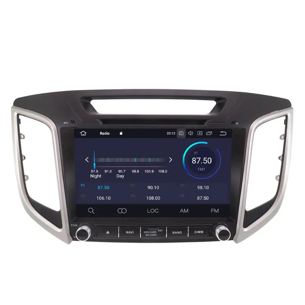 Стерео приемник 2 din для Hyundai IX25 CRETA Android 10 0 PX6 6-ядерный процессор 2014-2018