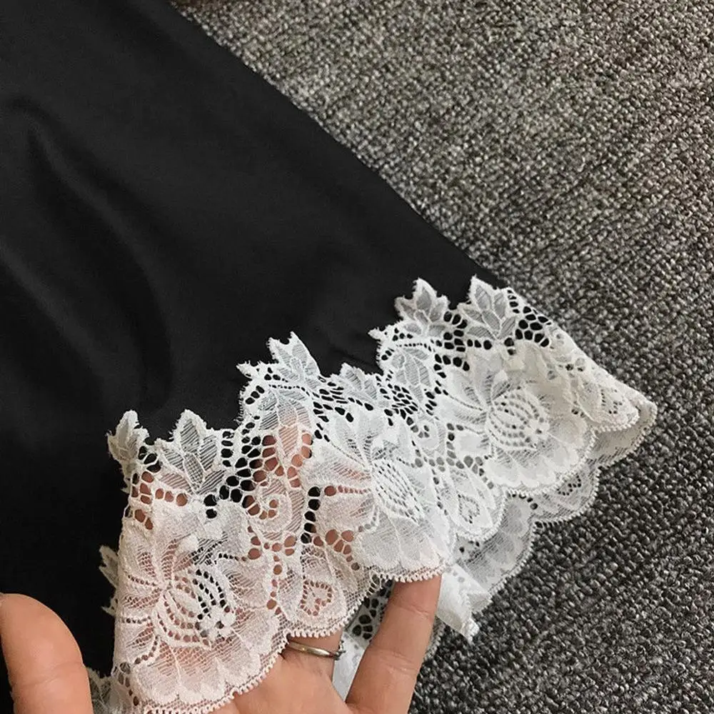 S-XXXL женское сексуальное шелковое атласное Ночное платье без рукавов Ночная