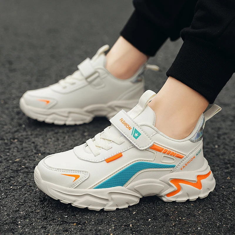 

Детская Повседневная Спортивная обувь для бега, уличная легкая дышащая обувь для мальчиков, удобная детская обувь для бега с мягкой подошво...