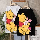 Футболка женская с коротким рукавом Disney Y2k, модная футболка большого размера с рисунком в Корейском стиле, одежда в стиле аниме Kawaii, Одежда большого размера