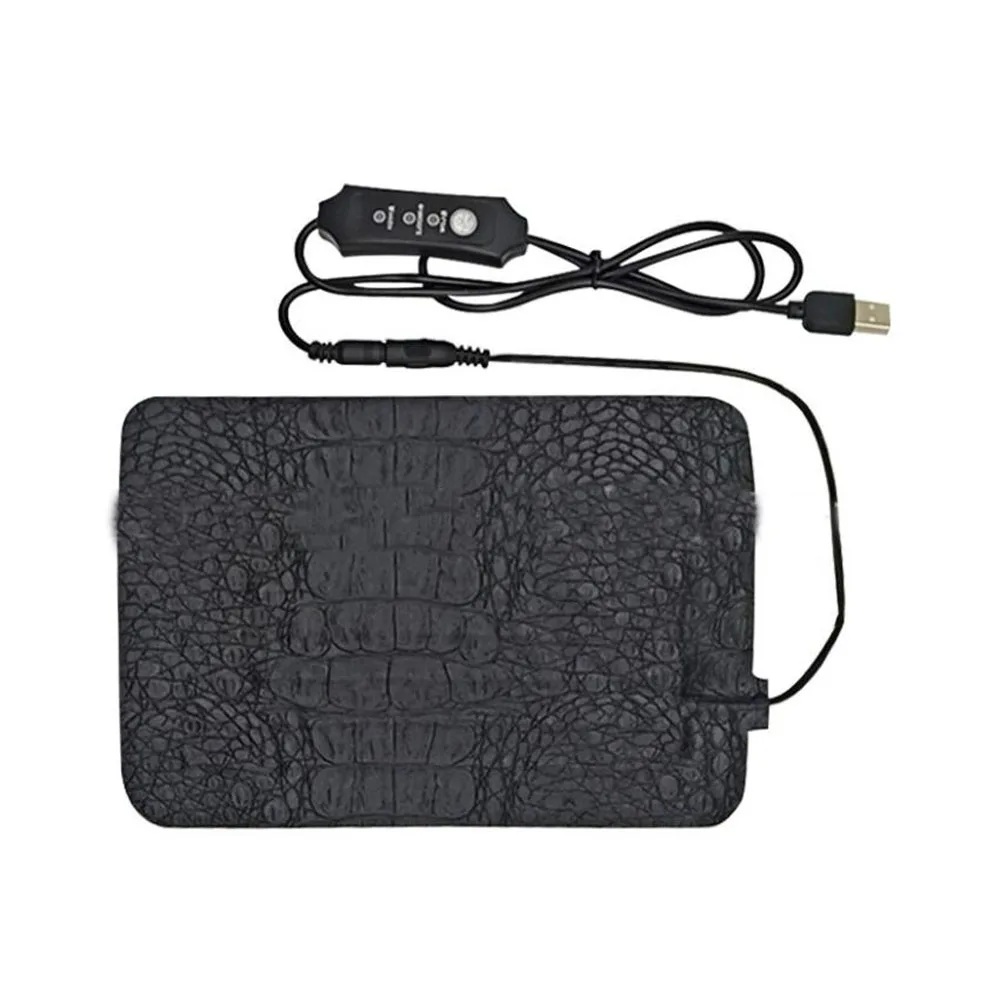 USB Pet Heating Pad  Reptile Electric Blanket Warm Adjustable Temperature Controller  Incubator Mat Tools Heated Mat Warming Pad