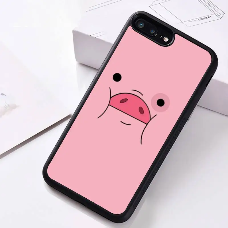 

Cute PINK Kawai Pig Phone Case Rubber for iPhone 12 pro max mini 11 pro XS MAX 8 7 6 6S Plus X 5S SE 2020 XR case