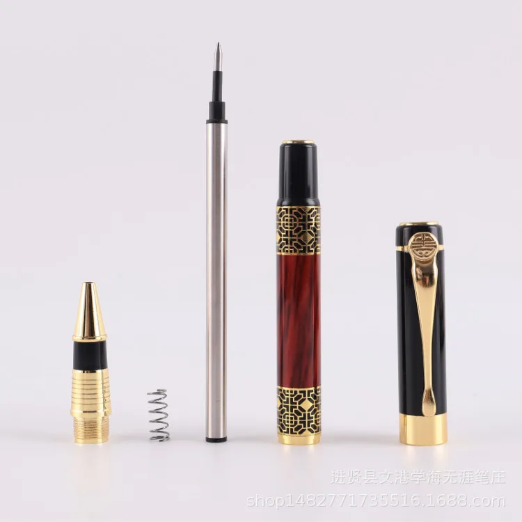 1 Высококачественная классическая ручка из древесины деловая металлическая