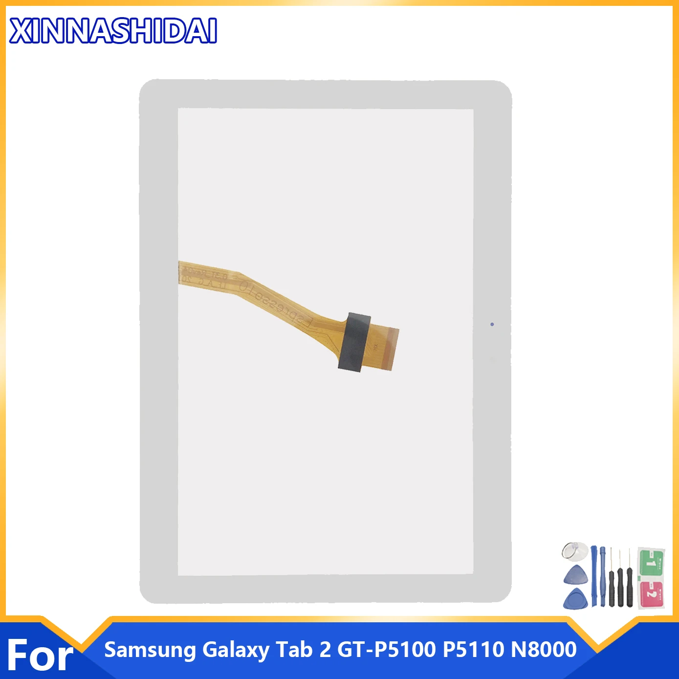 100% протестированный сенсорный экран для Samsung Galaxy Tab 2 GT-P5100 P5110 N8000 10 1