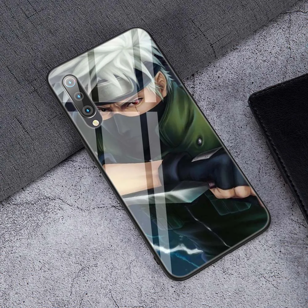 TG21 Lavaza Hokage Наруто Какаши Япония Аниме закаленное стекло мягкий чехол для Xiaomi Redmi Note 5 6 7 Pro mi A1 A2 8 Lite 9 F1 TPU чехол - Цвет: TG21