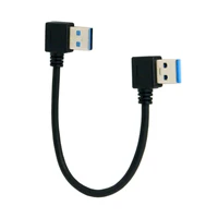 20cm 50cm usb3 0 cable 90 degree left angled usb 3 0 a male to usb 3 0 a male right angled extension cable