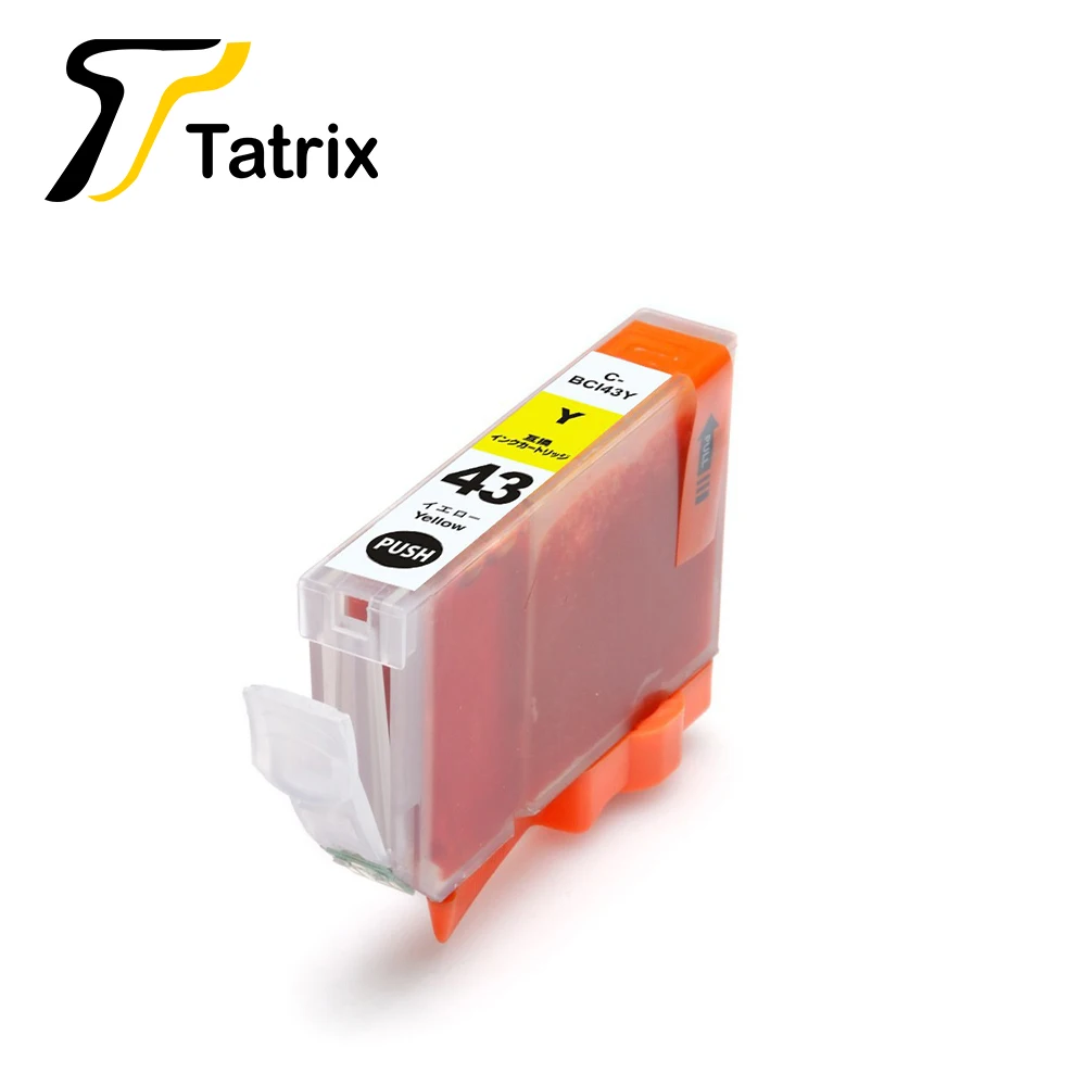 

Tatrix 24 PCS For Canon 43 BCI43 BCI-43 cli43 With Chip New Compatible Ink Cartridge For Canon Pixma Pro-100 Pro-100S Printer