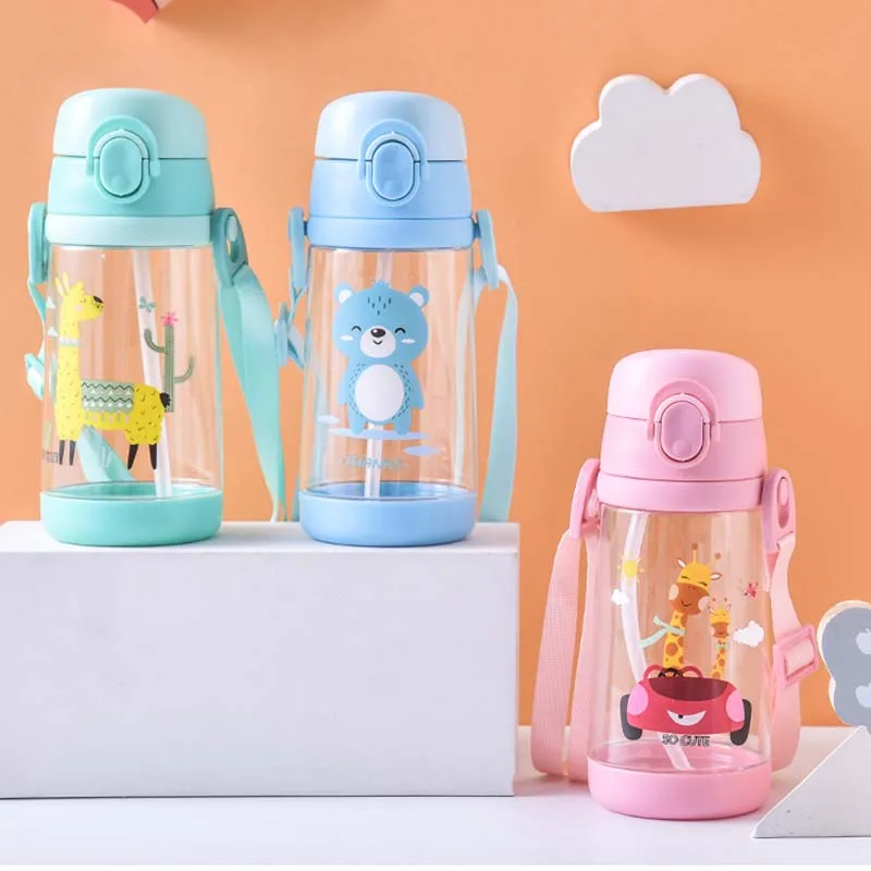 420 мл детская чашка для воды креативные Мультяшные детские чашки кормления с
