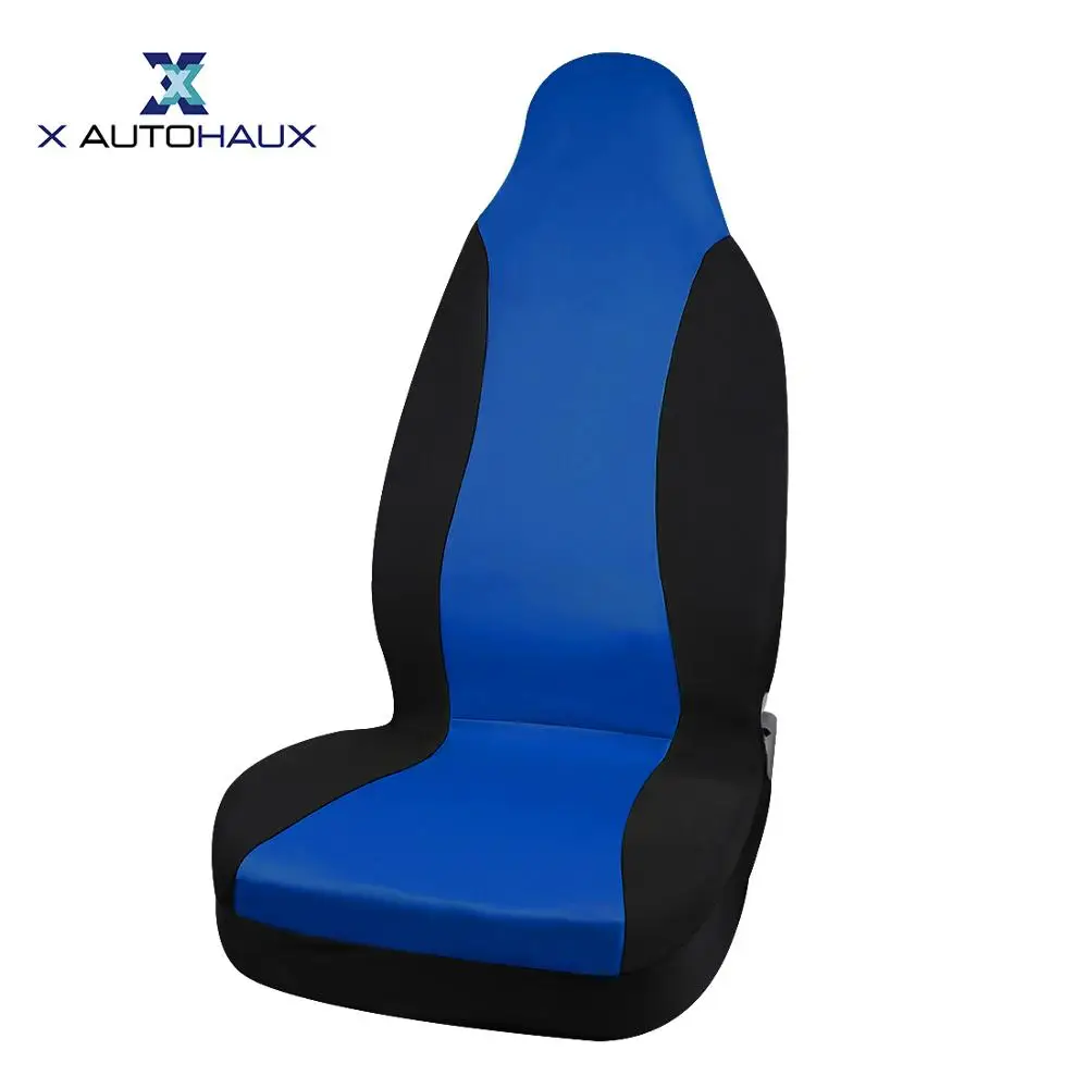 bule black X Autohaux 5 видов цветов ковш универсальные автомобильные чехлы для сидений, подходят для автомобиля, грузовика, внедорожника, интерьера, декоративные Чехлы, аксессуары - Название цвета: bule black