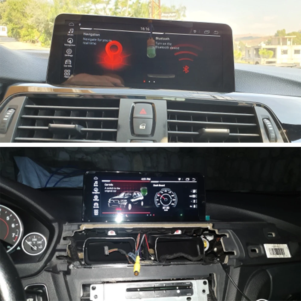 Автомобильный мультимедийный плеер ZJCGO стерео GPS радио навигация Android экран NBT EVO