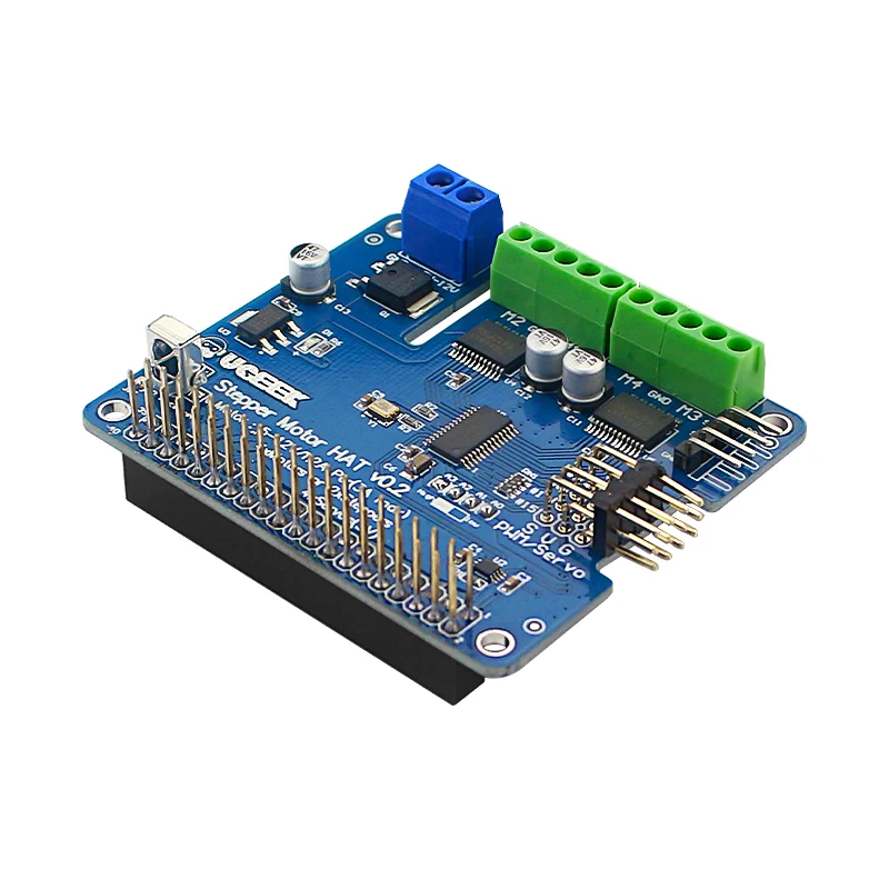 Плата расширения интерфейса I2C для шагового двигателя Raspberry Pi 4 V2.0 5 12 в плата