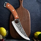 Кухонные ножи из нержавеющей стали 5CR15, поварской нож, охотничий нож для повседневного использования, нож мясника для кухни, приготовления пищи