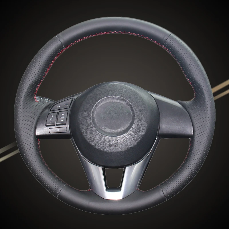 Оплетка на руль для Mazda 3 Axela 6 Atenza 2 CX Scion iA 2016 авточехлы Стайлинг автомобиля|Чехлы