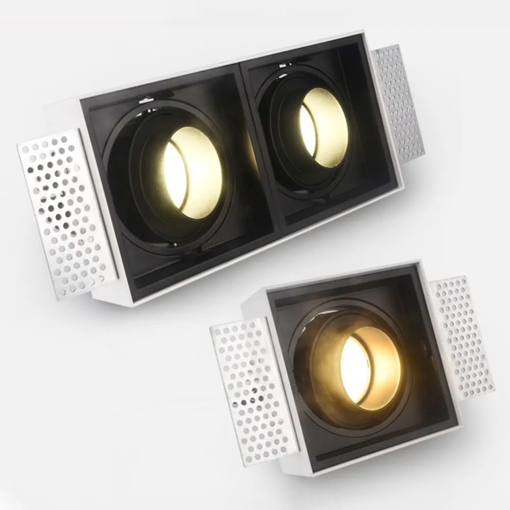 Двурядные встроенные светодиодные квадратные потолочные светильники 14 Вт 24