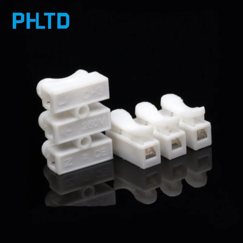 10 шт./пакет быстрое устройство для подключения проводов CH2 клеммы электрических