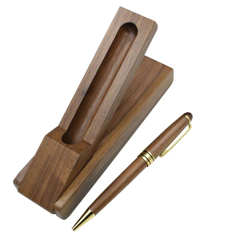 Шариковая ручка складной набор из орехового дерева для офиса и школы | Канцтовары