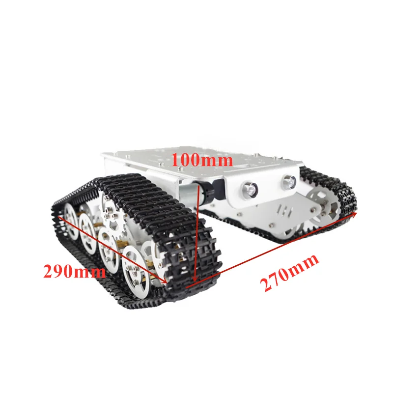 Гусеничный Танк DOIT T300 из алюминиевого сплава металлический робот шасси