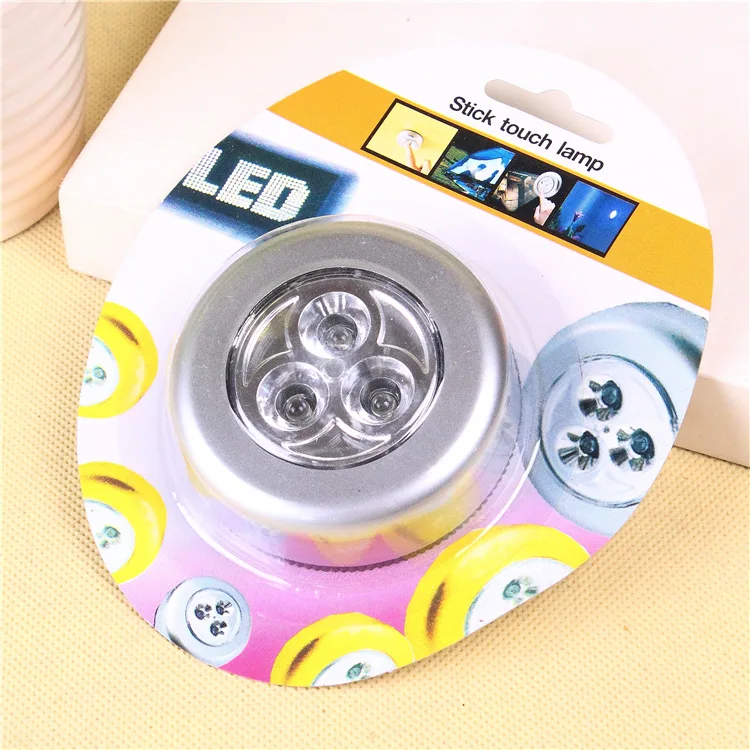 3 светодиодный настенный светильник кухонный шкаф коснитесь Сенсорная лампа