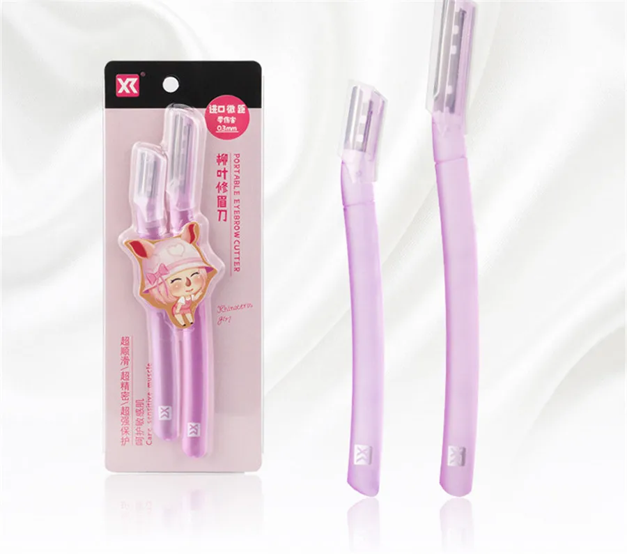 New Micro Distance Stainless Steel Eyebrow Trimmer Razor of Japanese Imported Blade Beauty Makeup for Women E544 | Красота и здоровье