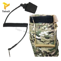 totrait adjustable combat gun sling airsoft coil sling military backpack gun secure lanyard strap bag gun handgun shooting