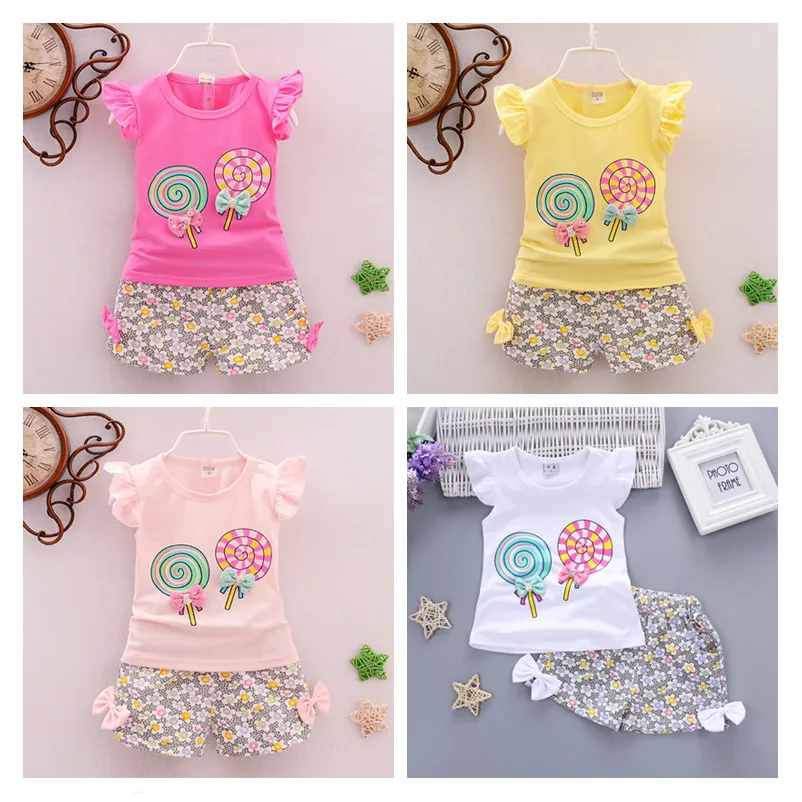 2021 новый летний комплект одежды принцессы для маленьких девочек костюм