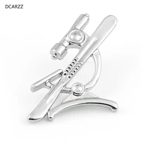 dcarzz microscope pins brooches doctor nurse medical scalpel pins trendy fashion jewelry party for women gift