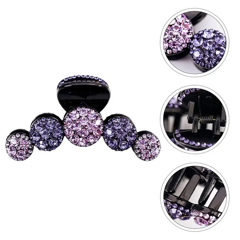 

1pc Hair Claw Clip Jaw Clip Delicate Creative Girls Party Headdress Rhinestone Hair Clamp