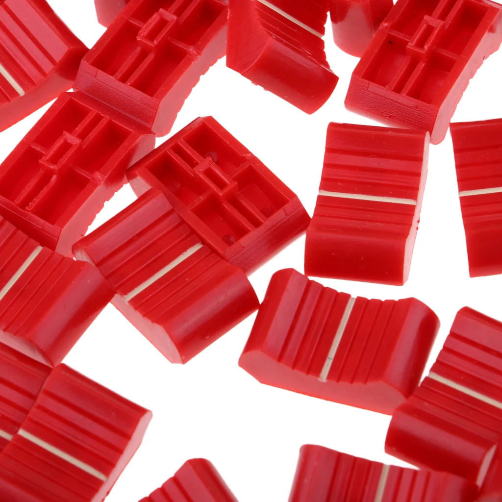 200 штук сенсорный слайдер миксер Ручка регулятора уровня крышки 4 мм Слот |