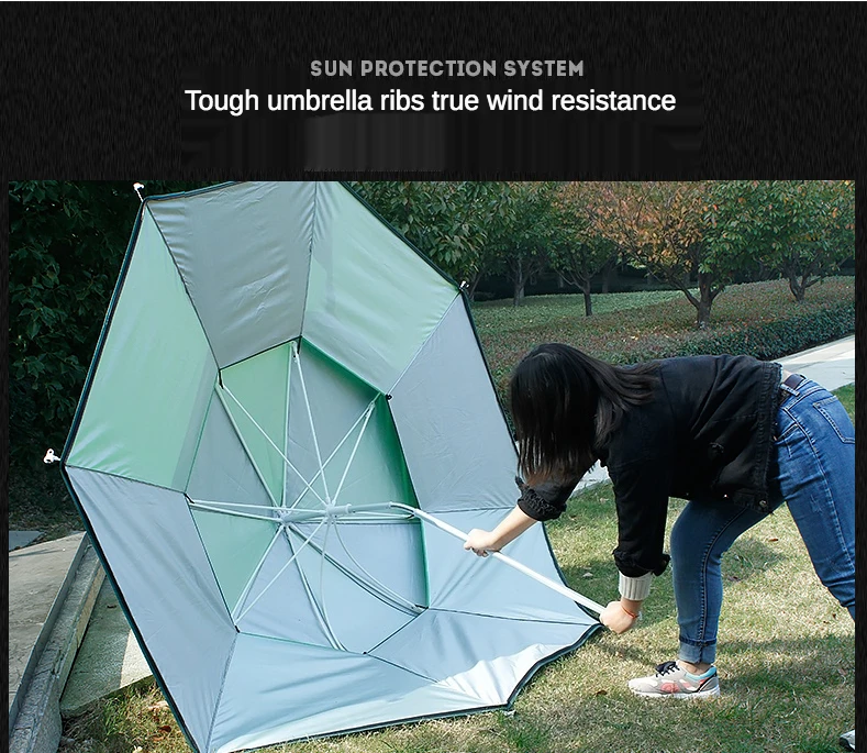 GUZON зонт для рыбалки 2 метров универсальный дождевик ткань ловли рыбы Осенний