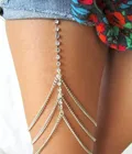Европейские и американские модные ювелирные изделия с персонализированной цепочкой для ночного клуба простые сексуальные Стразы многослойная цепочка для ног для девушек