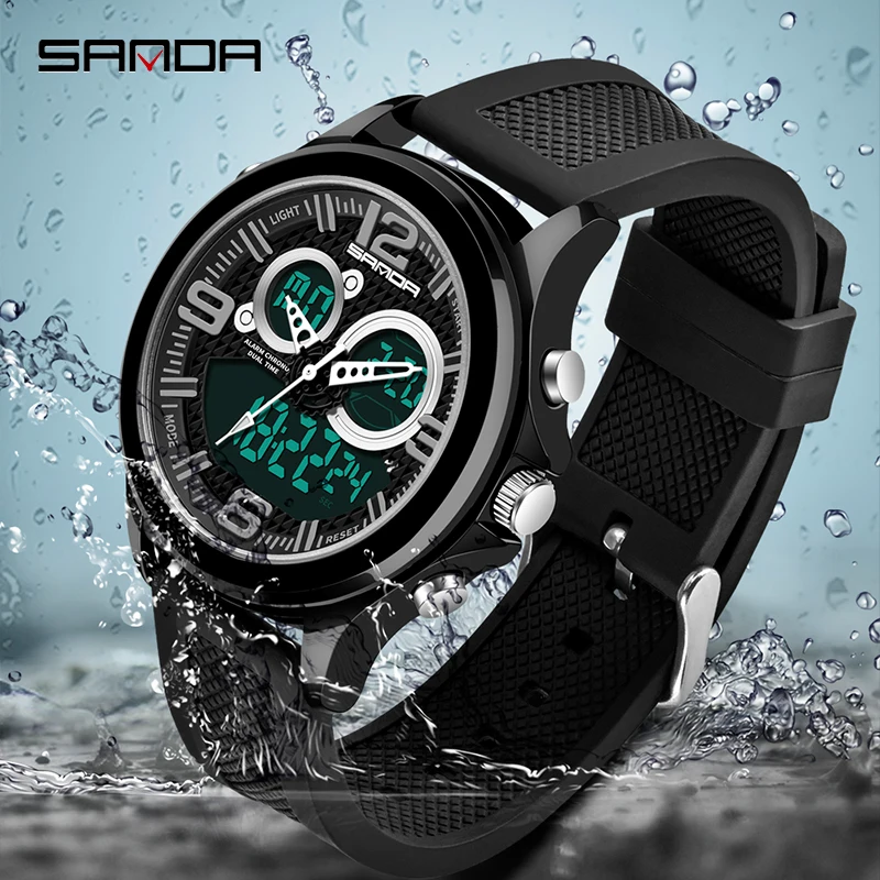

SYNOKE Luxury Classic Digital & Quartz Watch Swimming Outdoor Sports Waterproof Shockproof Watch reloj deportivo hombre militar