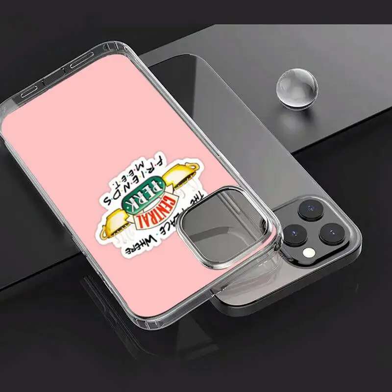 

Friends TV Show Door purper Phone Case Transparent for iPhone Samsung A S 11 12 6 7 8 9 30 Pro X Max XR Plus lite