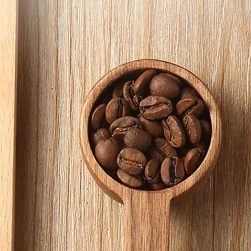 

Wooden Measuring Spoon Set Coffee Scoop Kitchen Measuring Spoons Tea Sugar Spice Measure Spoon Measuring Tools,2 Pcs