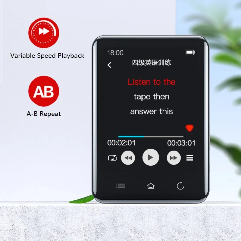 2021 новые RUIZU D66 Bluetooth MP3 плеер с 2 8 дюймов сенсорный экран Экран 16G/32G без потерь