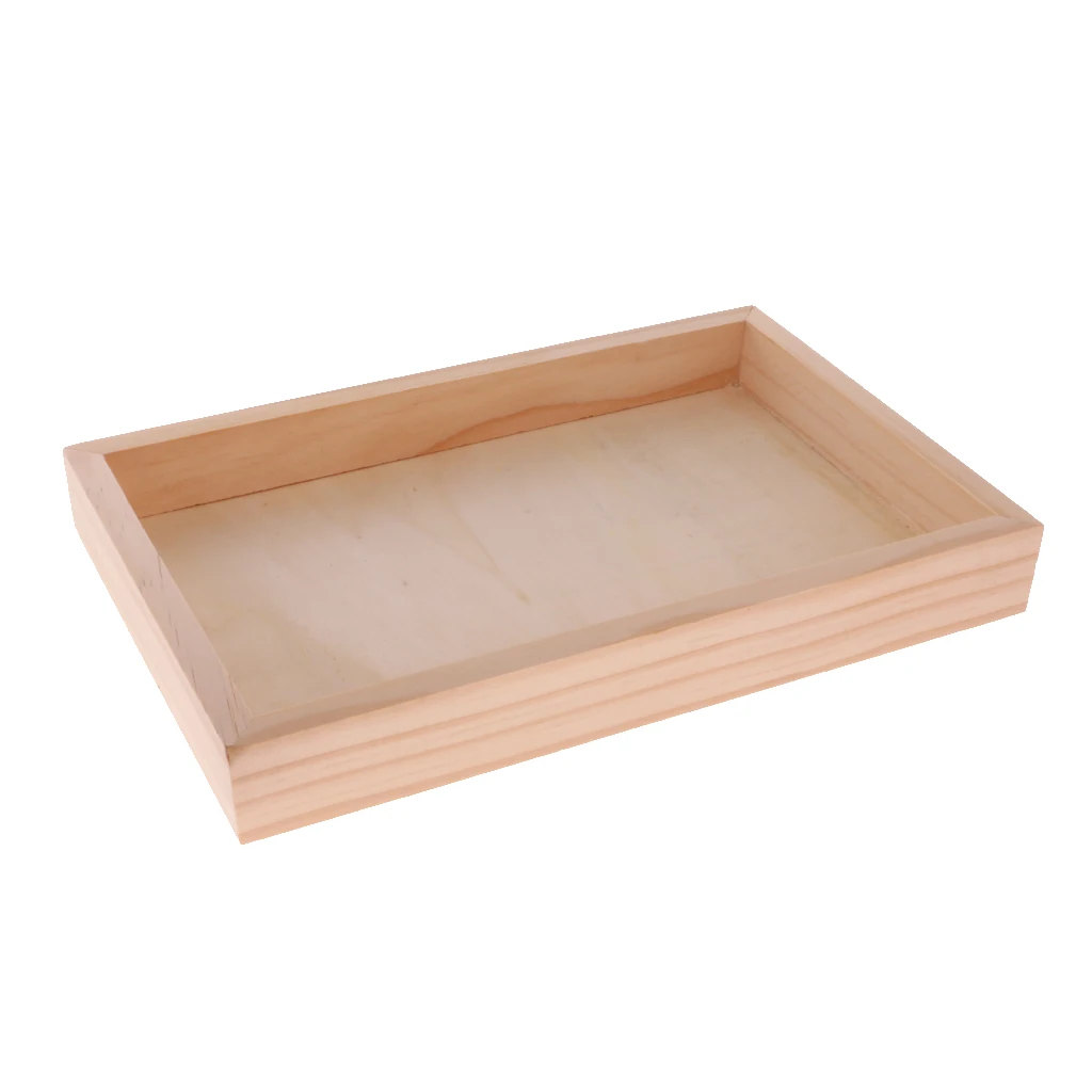 

Wooden Tray 24.5x15.5x3cm Storage Box Home Decor Jewelry Display Organiser